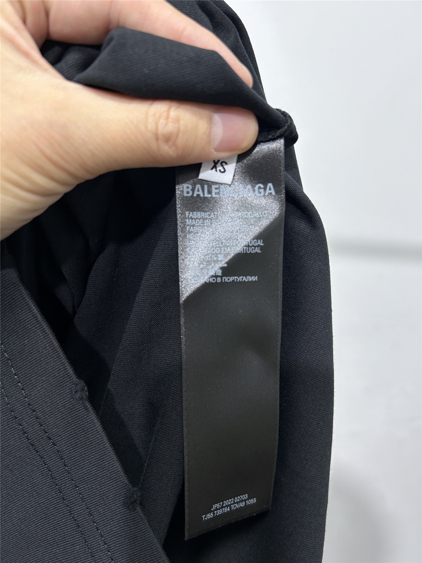 ADIDAS バレンシアガ ロングスリーブTシャツ ブラック - 画像 8