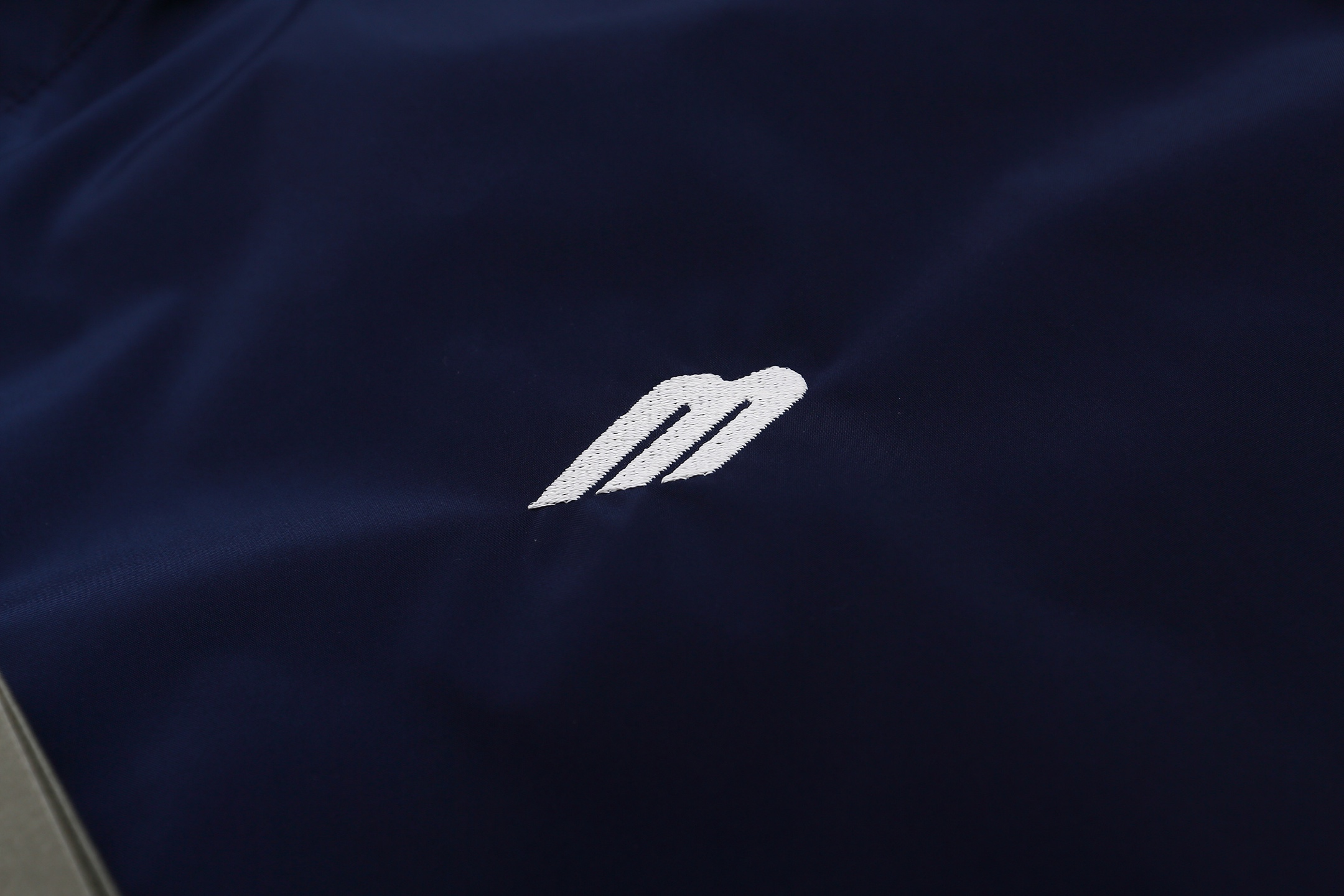 M COTTON フルジップパーカー 通勤 通学 ファッション ブラック ホワイト 全2色 - 画像 6