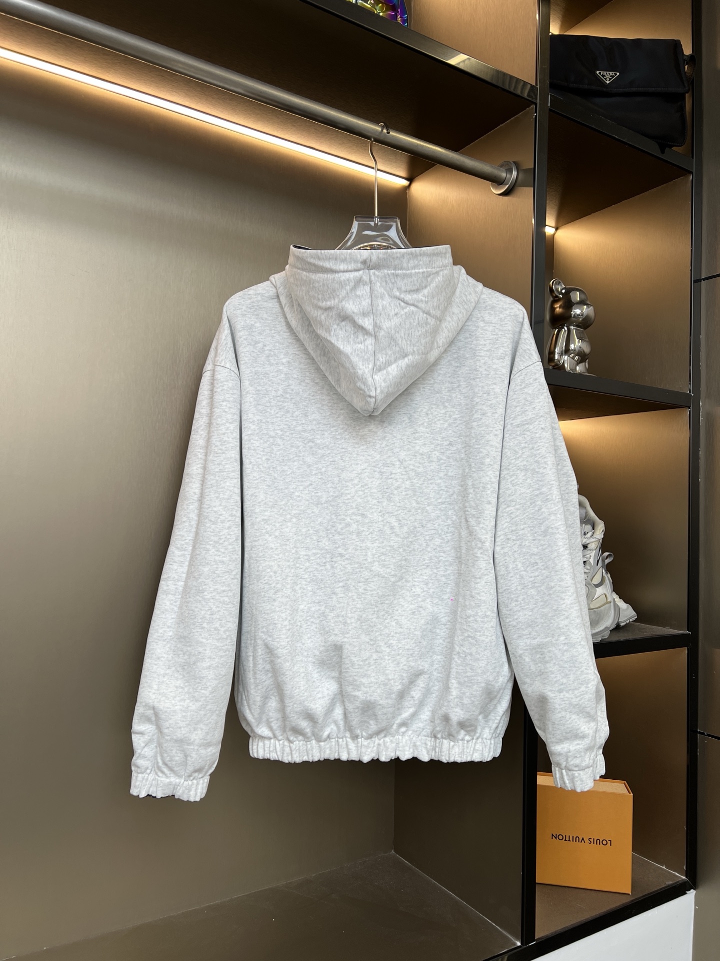 BALENCIAGA バレンシアガ フード付きジャケット 本革 軽量 通勤 通学 全2色 - 画像 7