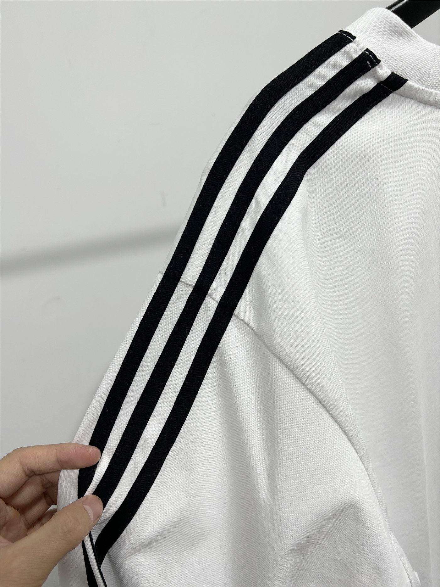 BALENCIAGA バレンシアガ ロンTシャツ 本革 ブラック - 画像 5