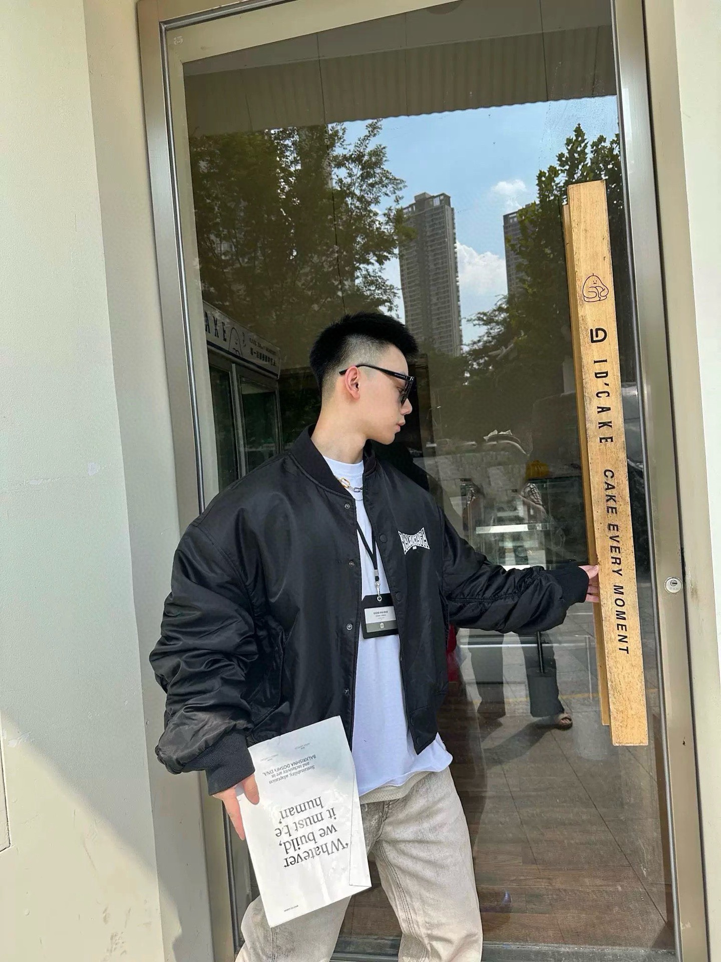 BALENCIAGA バレンシアガ バンダージャケット パーカー風 ブルゾン ブラック 全4色 - 画像 2