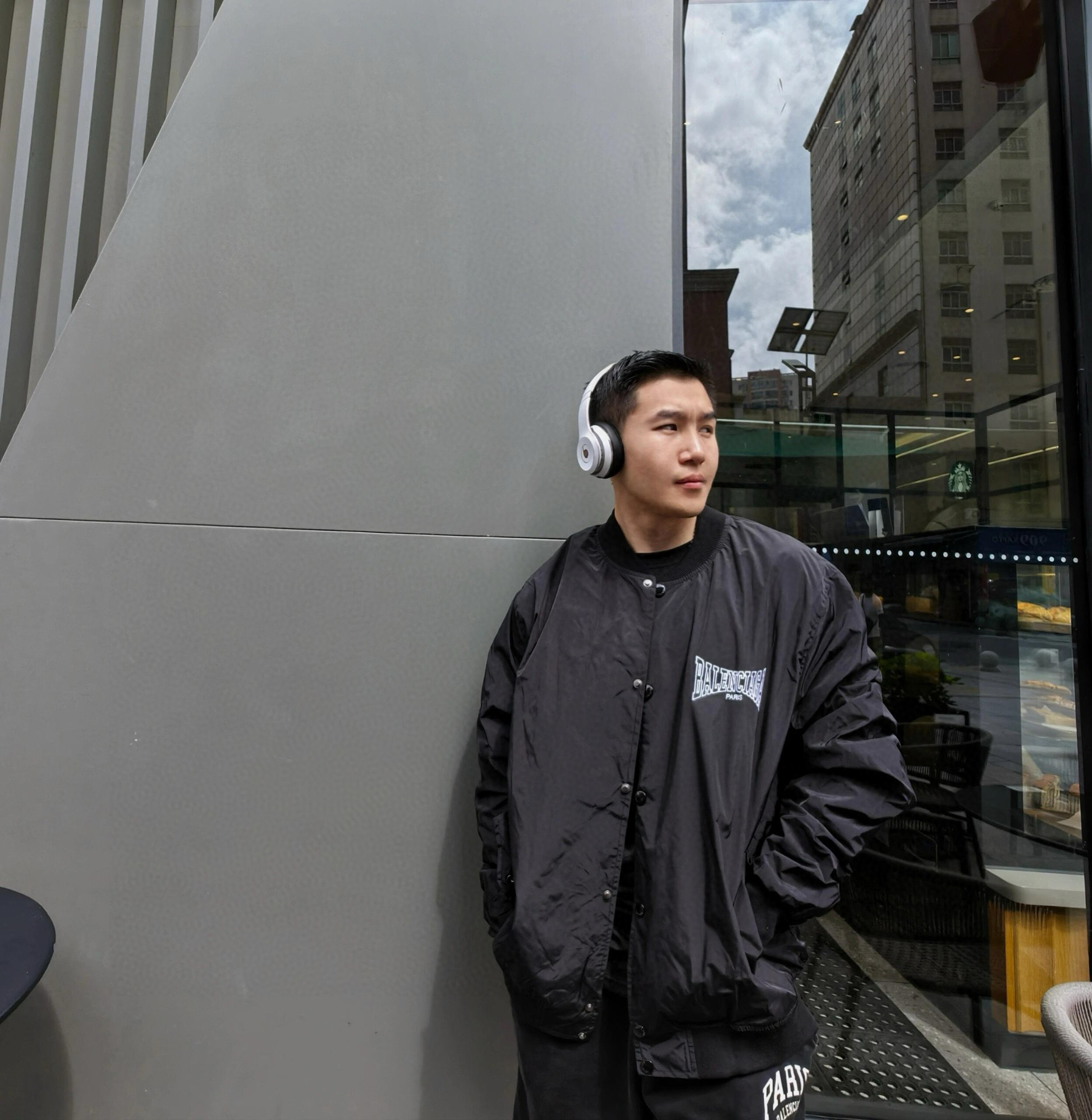 BALENCIAGA バレンシアガ バンダージャケット パーカー風 ブルゾン ブラック 全4色 - 画像 3