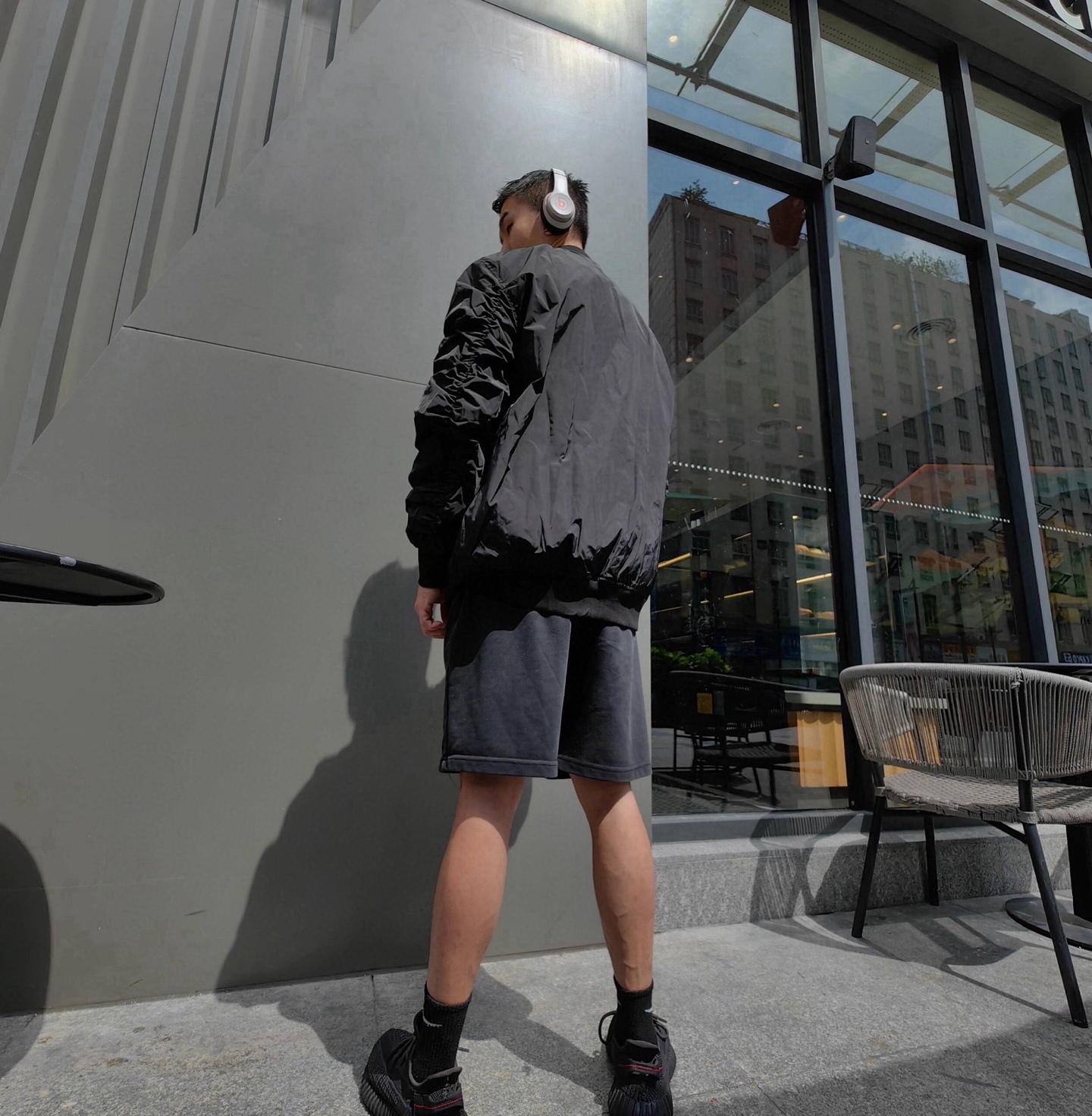 BALENCIAGA バレンシアガ バンダージャケット パーカー風 ブルゾン ブラック 全4色 - 画像 4