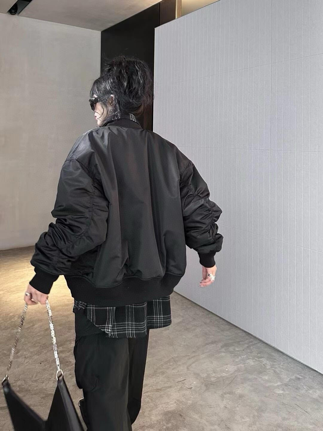 BALENCIAGA バレンシアガ バンダージャケット パーカー風 ブルゾン ブラック 全4色 - 画像 6