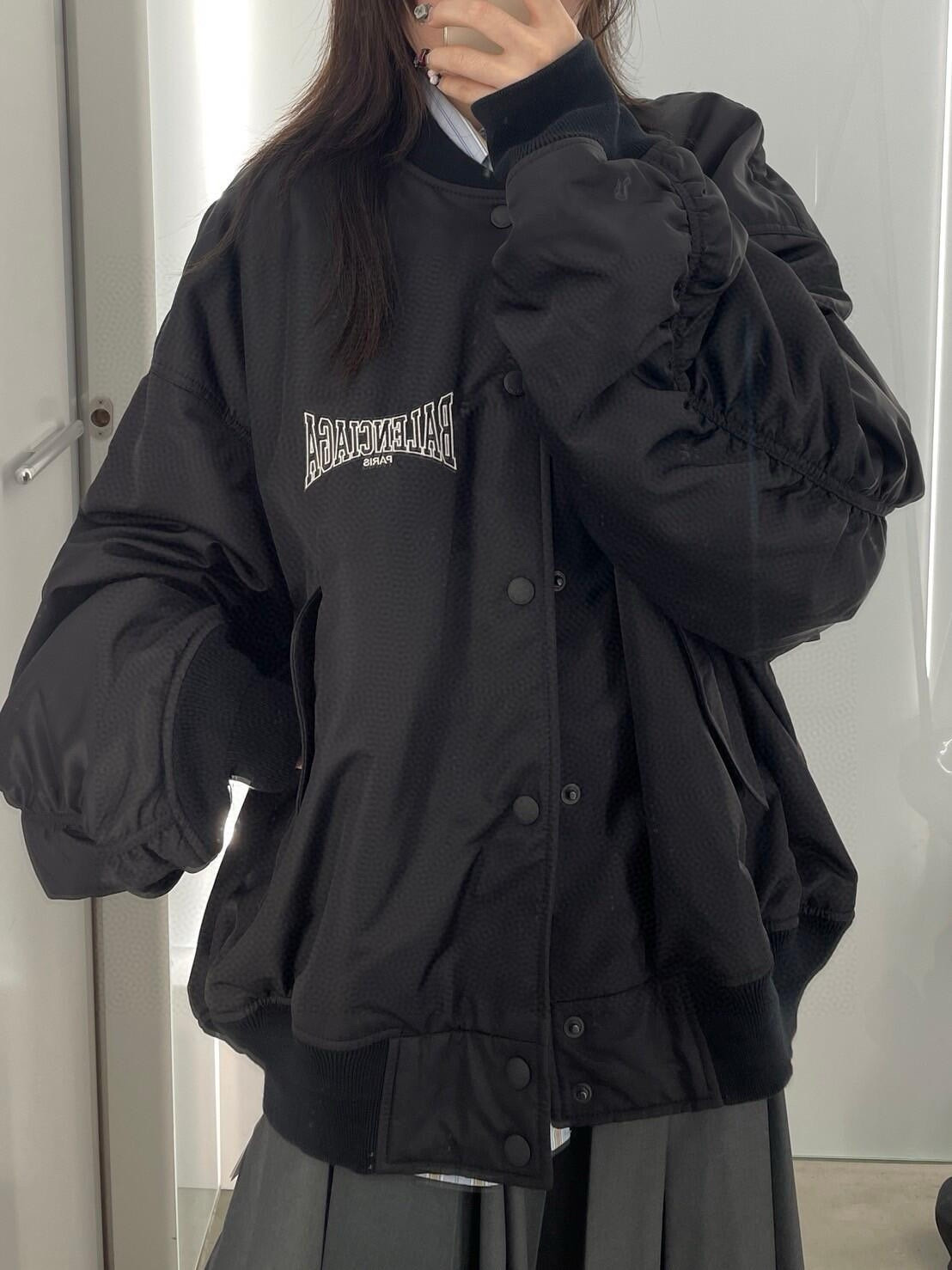 BALENCIAGA バレンシアガ バンダージャケット パーカー風 ブルゾン ブラック 全4色 - 画像 8