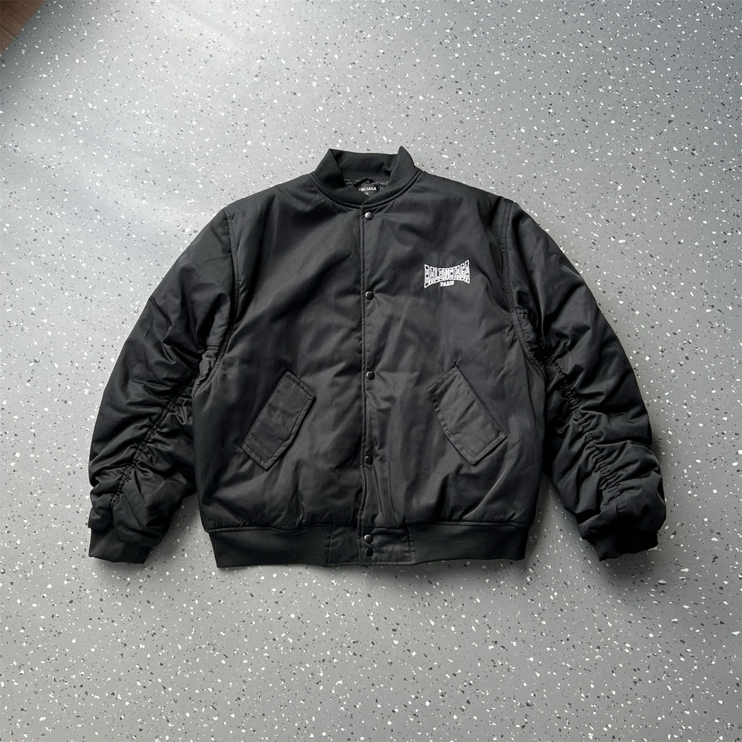 BALENCIAGA バレンシアガ バルエンシアガ バンダナ ジャケット ブラック