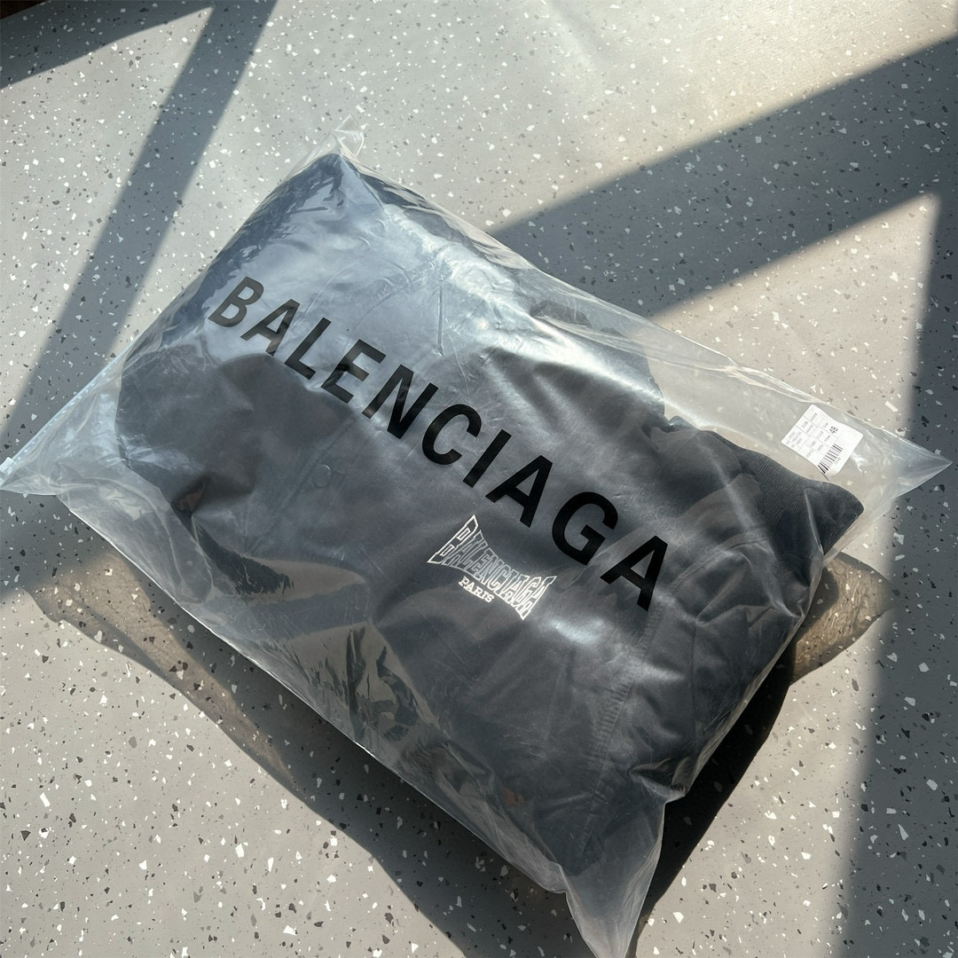 BALENCIAGA バレンシアガ バルエンシアガ バンダナ ジャケット ブラック - 画像 3