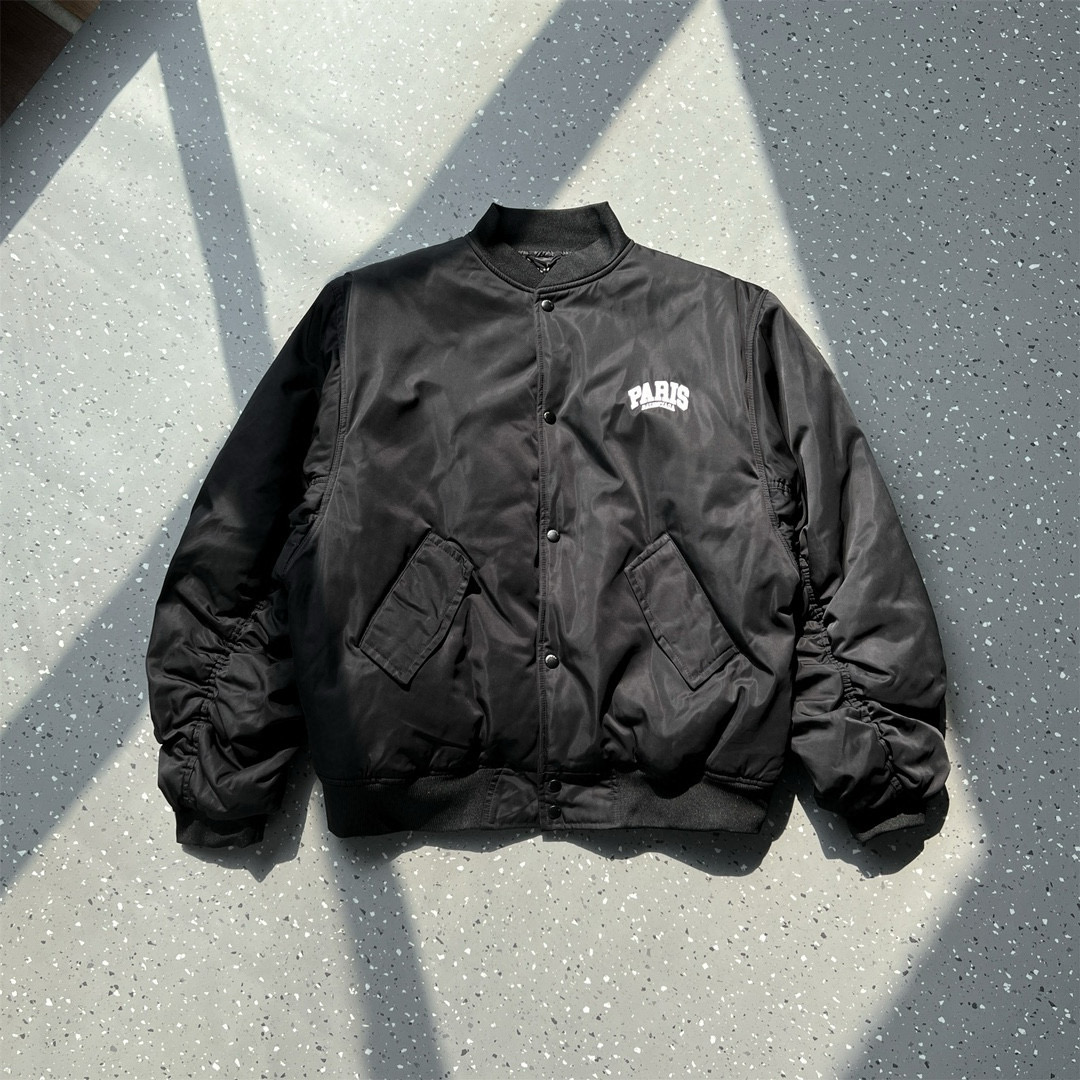 BALENCIAGA バレンシアガ バーバリー風 パーカー ブラック