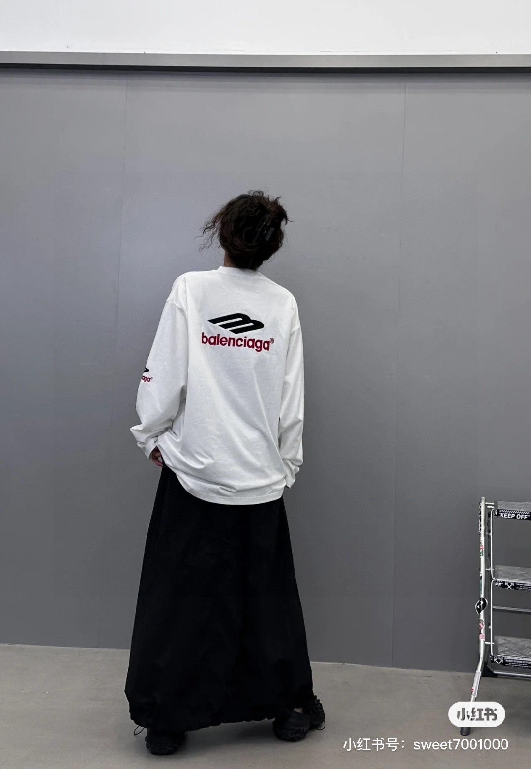 BALENCIAGA バレンシアガ 長袖Tシャツ ファッション 通勤 全2色 - 画像 6