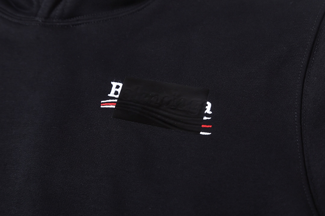 BALENCIAGA バレンシアガ ロゴパーカー ブラック - 画像 6