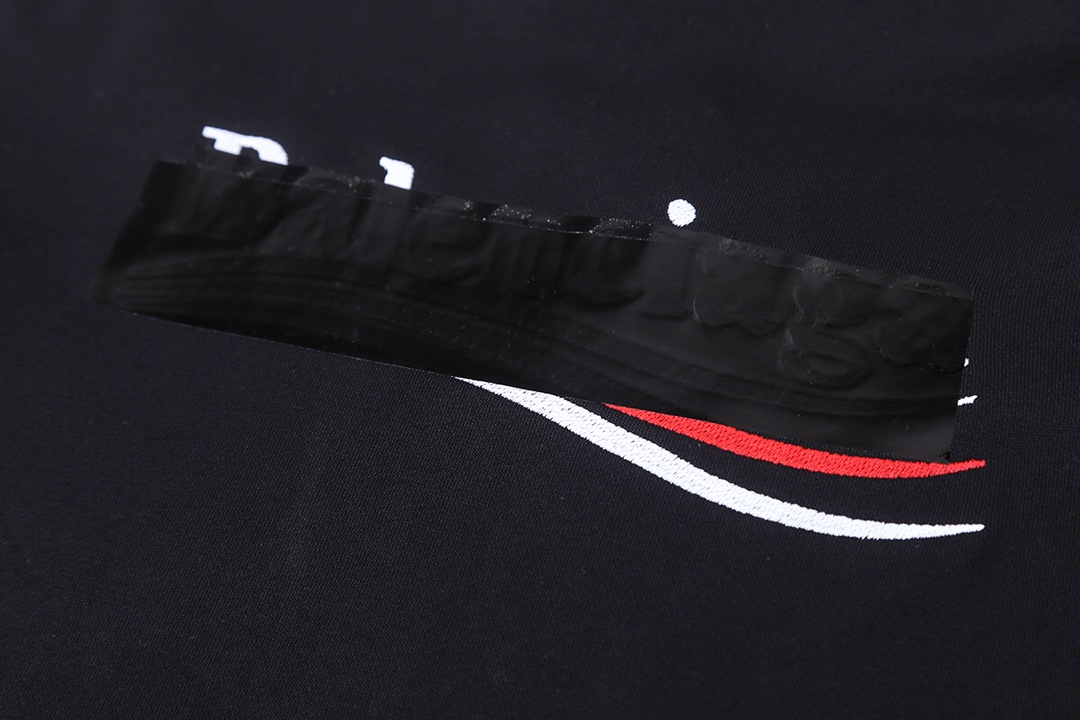 BALENCIAGA バレンシアガ ロゴパーカー ブラック - 画像 7