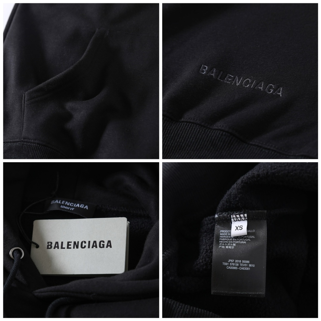 BALENCIAGA バレンシアガ フルジップパーカー フルジップ ブルゾン ブラック - 画像 8