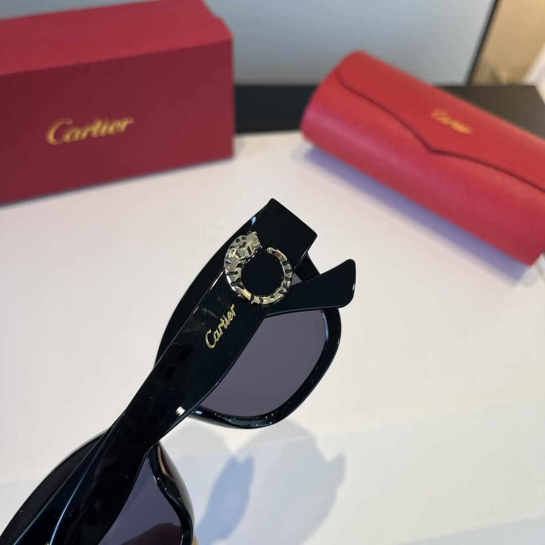CARTIER カルティエ サングラス 0660 51□20-145 ブラック 0660 51□20-145 ブラック - 画像 7