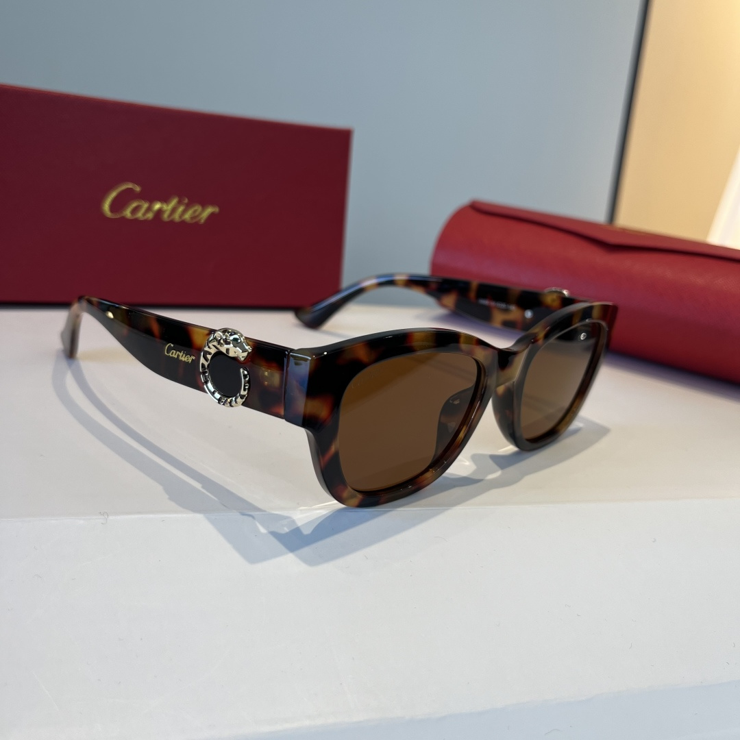 CARTIE カルティエ サングラス メンズ レディース チェスカ サングラス レディース ブラック 多色展開