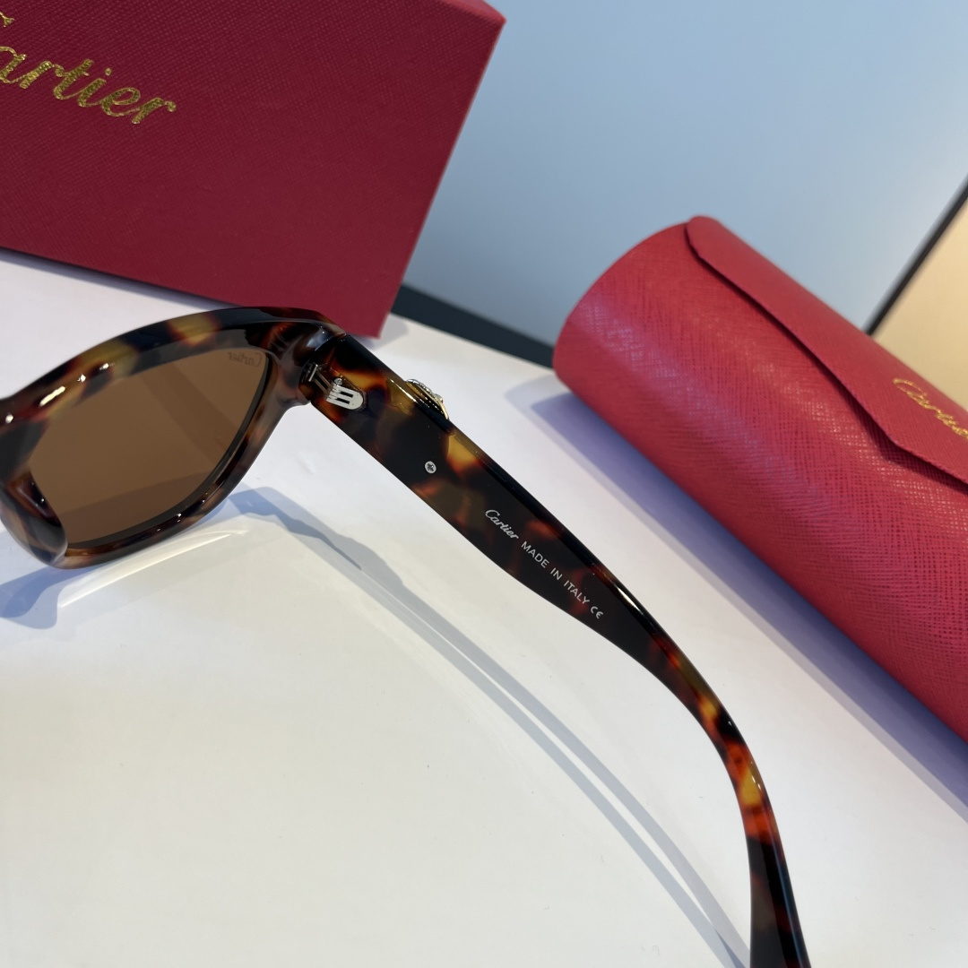 CARTIE カルティエ サングラス メンズ レディース チェスカ サングラス レディース ブラック 多色展開 - 画像 4