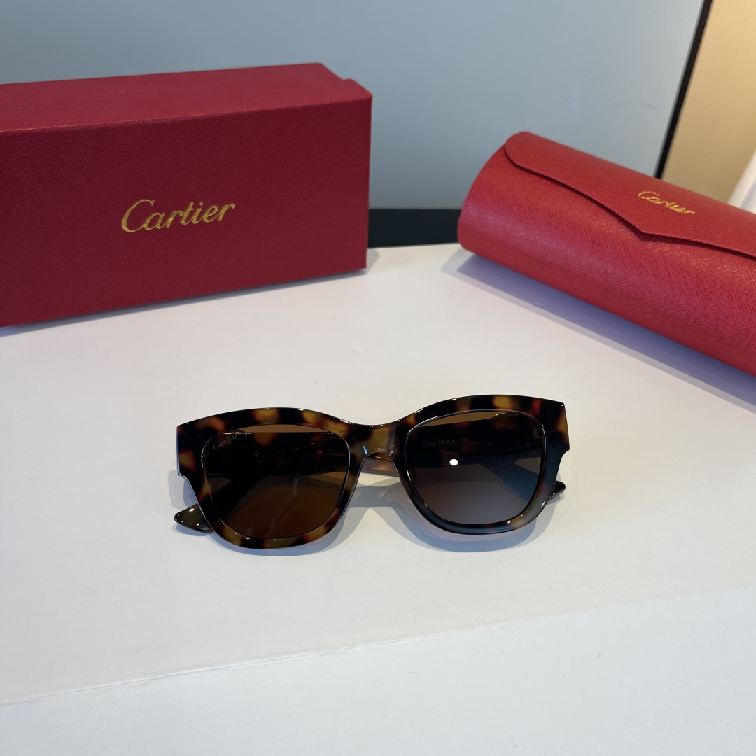 CARTIE カルティエ サングラス メンズ レディース チェスカ サングラス レディース ブラック 多色展開 - 画像 8