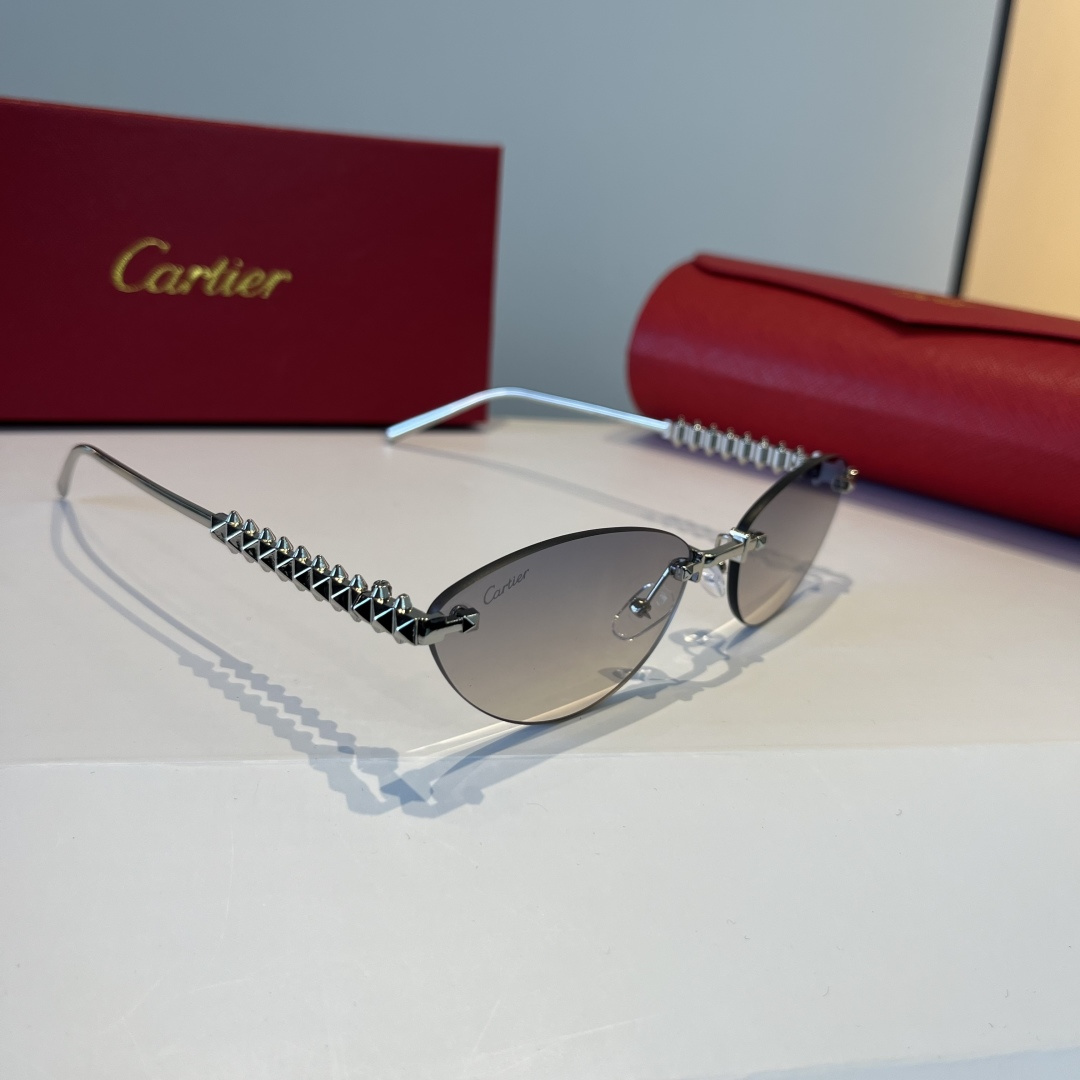CARTIER カルティエ サングラス メタルフレーム プレステージ ブラック ブラウン ブラック ブラウン 多色展開