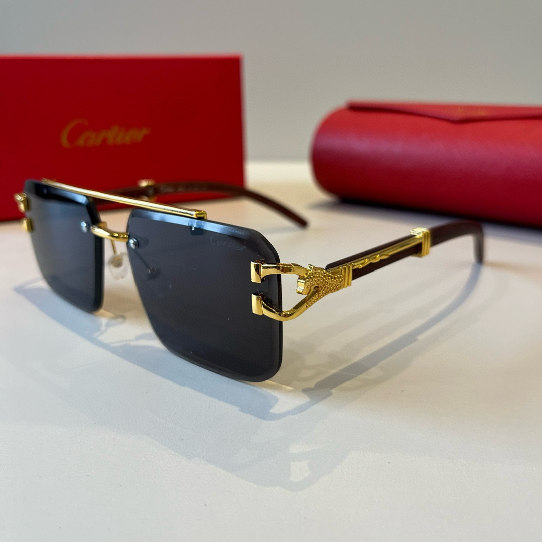 CARTIE カルティエ サングラス 8678 60 メンズ ブラック 多色展開 - 画像 5