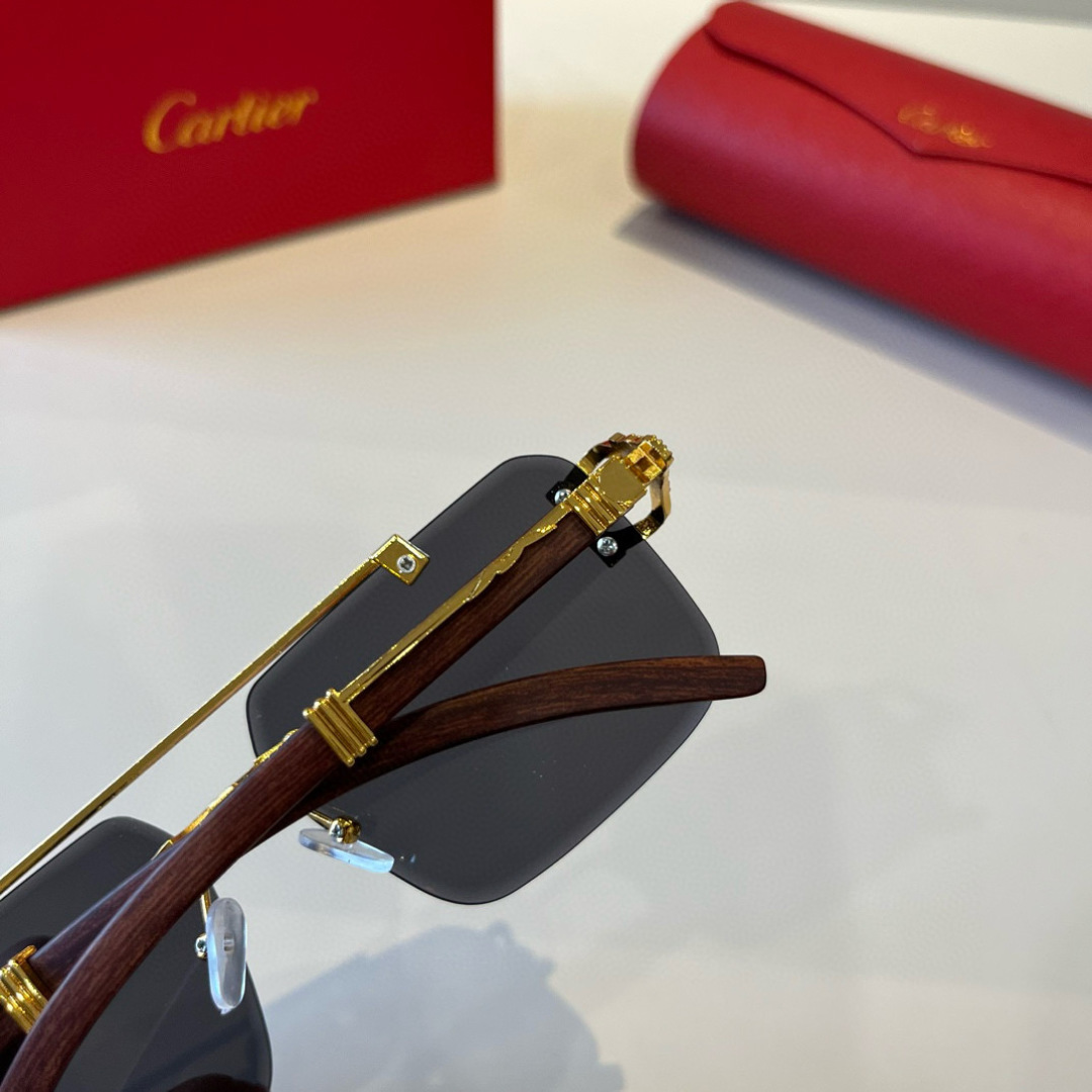 CARTIE カルティエ サングラス 8678 60 メンズ ブラック 多色展開 - 画像 9