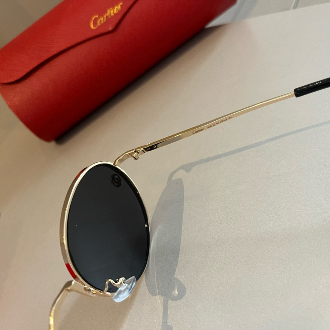130￥CARTIE卡地亚 珍贵太阳眼镜金属材质轻电镀工艺精湛气质十足!新款刚刚到货官网原版超高品质，超高档奢华的象征_31471 - 画像 7