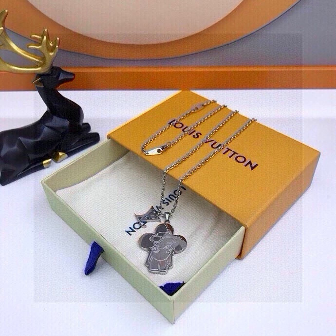 LOUIS VUITTON ルイヴィトン ネックレス ヴィトン マルチカラー メンズ レディース チェーン 10色展開 - 画像 3