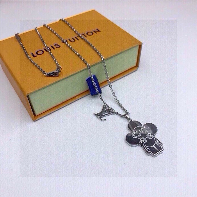 LOUIS VUITTON ルイヴィトン ネックレス ヴィトン マルチカラー メンズ レディース チェーン 10色展開 - 画像 5