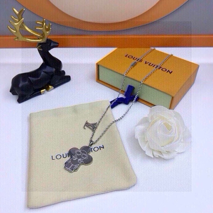 LOUIS VUITTON ルイヴィトン ネックレス ヴィトン マルチカラー メンズ レディース チェーン 10色展開 - 画像 6