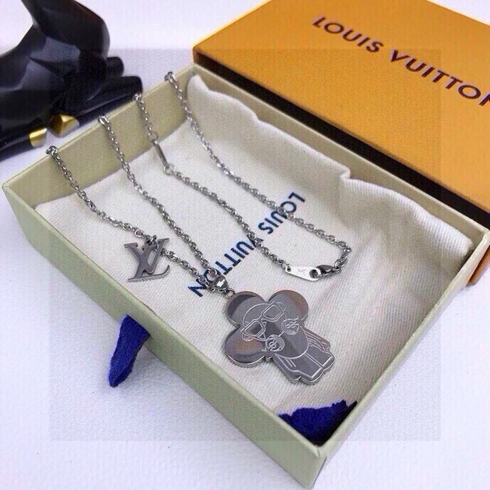 LOUIS VUITTON ルイヴィトン ネックレス ヴィトン マルチカラー メンズ レディース チェーン 10色展開 - 画像 7