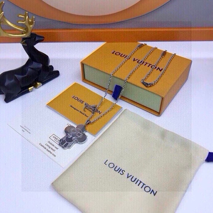 LOUIS VUITTON ルイヴィトン ネックレス ヴィトン マルチカラー メンズ レディース チェーン 10色展開 - 画像 8