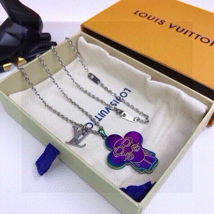 LOUIS VUITTON ルイヴィトン ネックレス ブランド フラワーチャーム 通勤 レディース メンズ 多色展開 - 画像 3