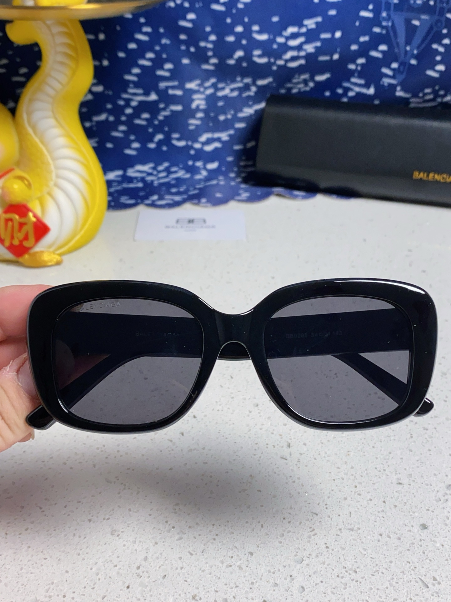 BALENCIAGA バレンシアガ サングラス フレーム 型番BB0295 2025新作 フラットレンズ ブラック ホワイト ブラウン 全3色展開 - 画像 8