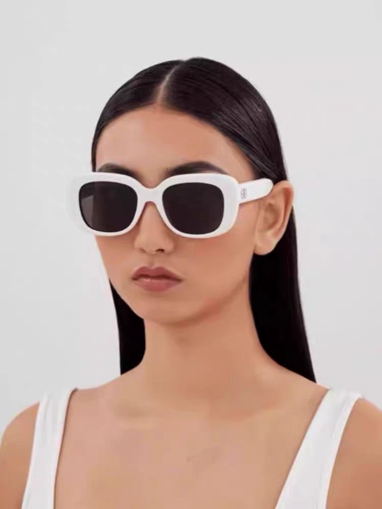 BALENCIAGA バレンシアガ フレームサングラス 2025年新作 フラットフレーム レディース メンズ 多色展開