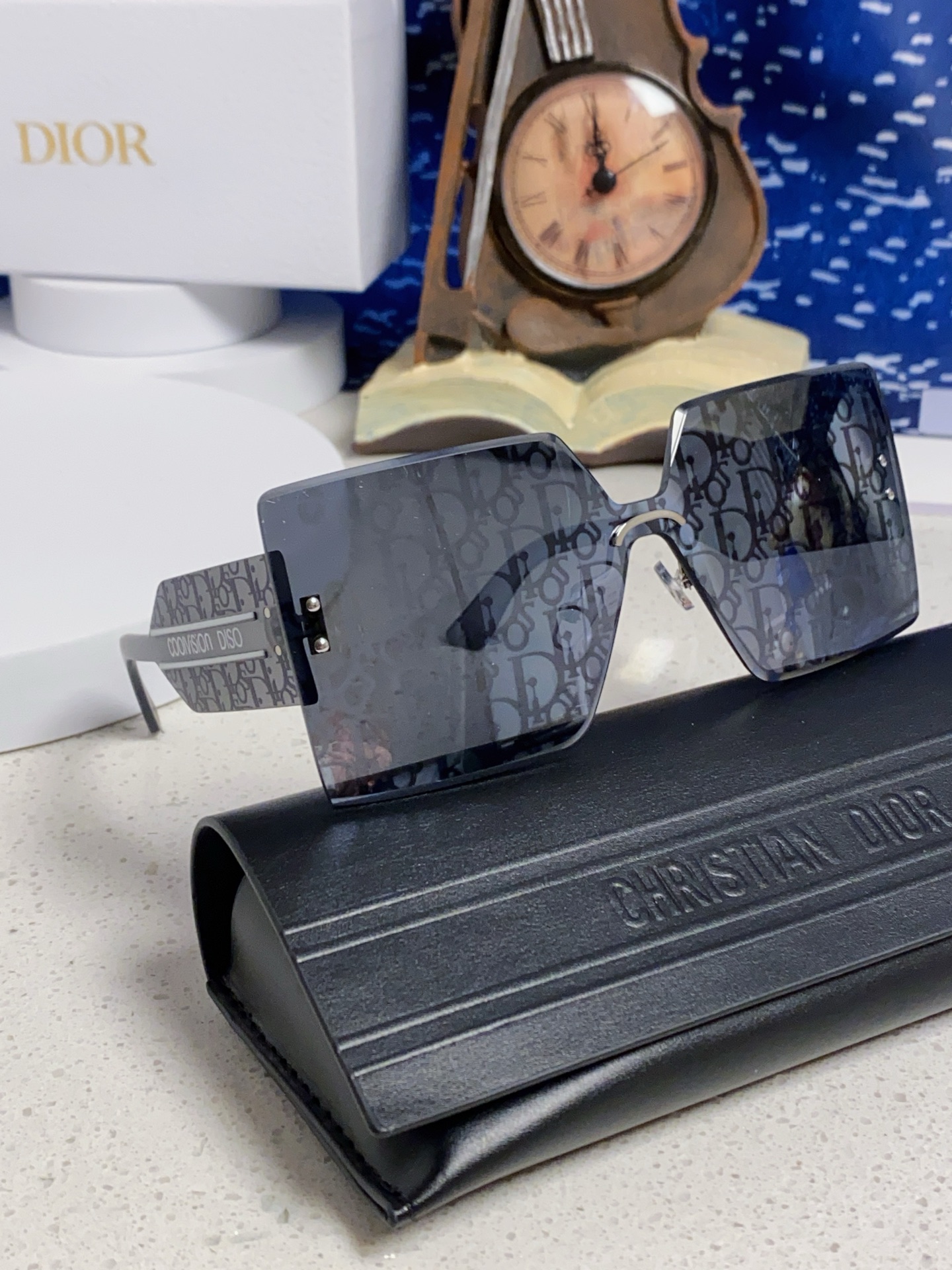 DIOR ディオール サングラス フレームレス シルク ブラック 多色展開 - 画像 2