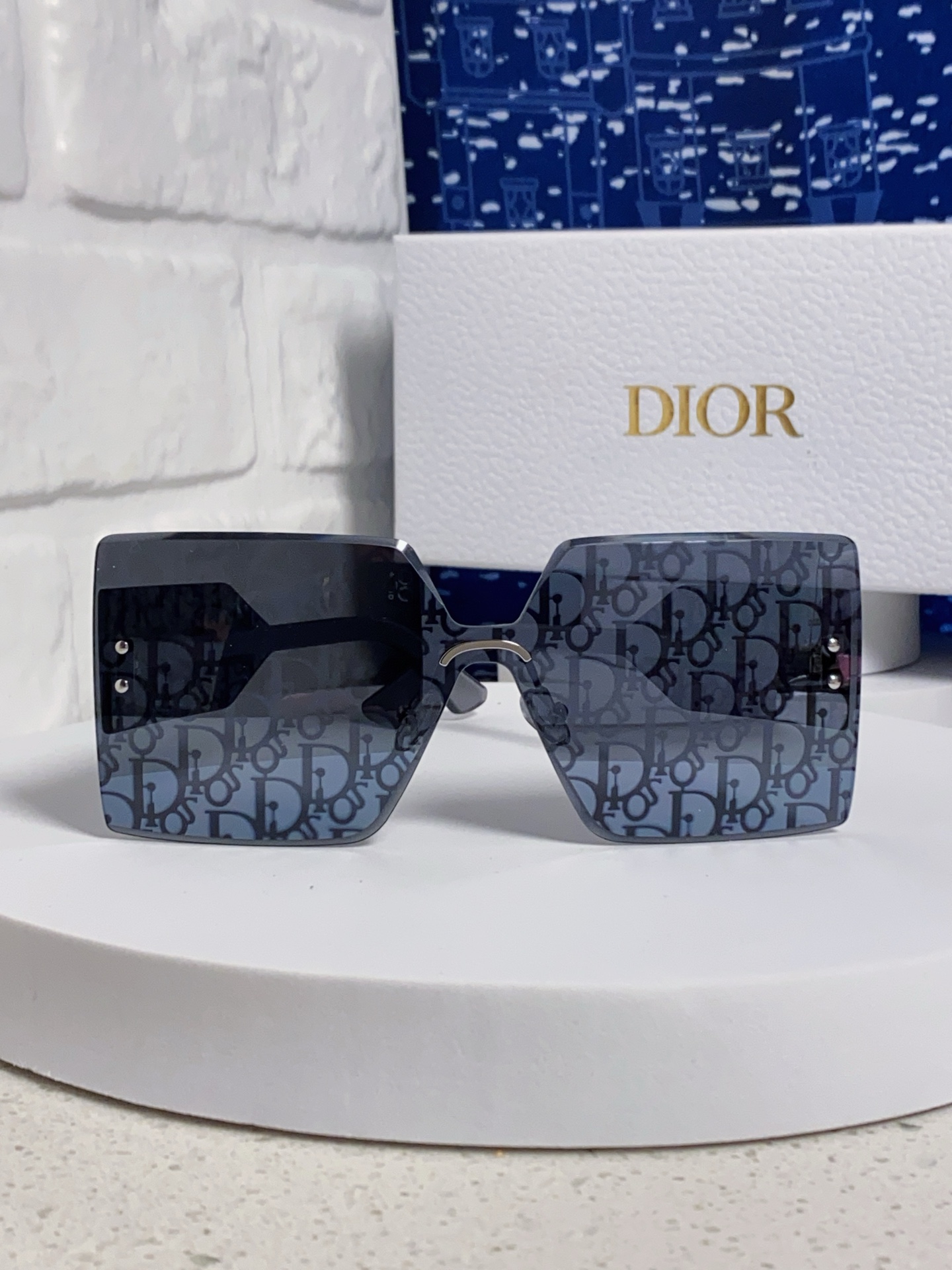 DIOR ディオール サングラス フレームレス シルク ブラック 多色展開 - 画像 6