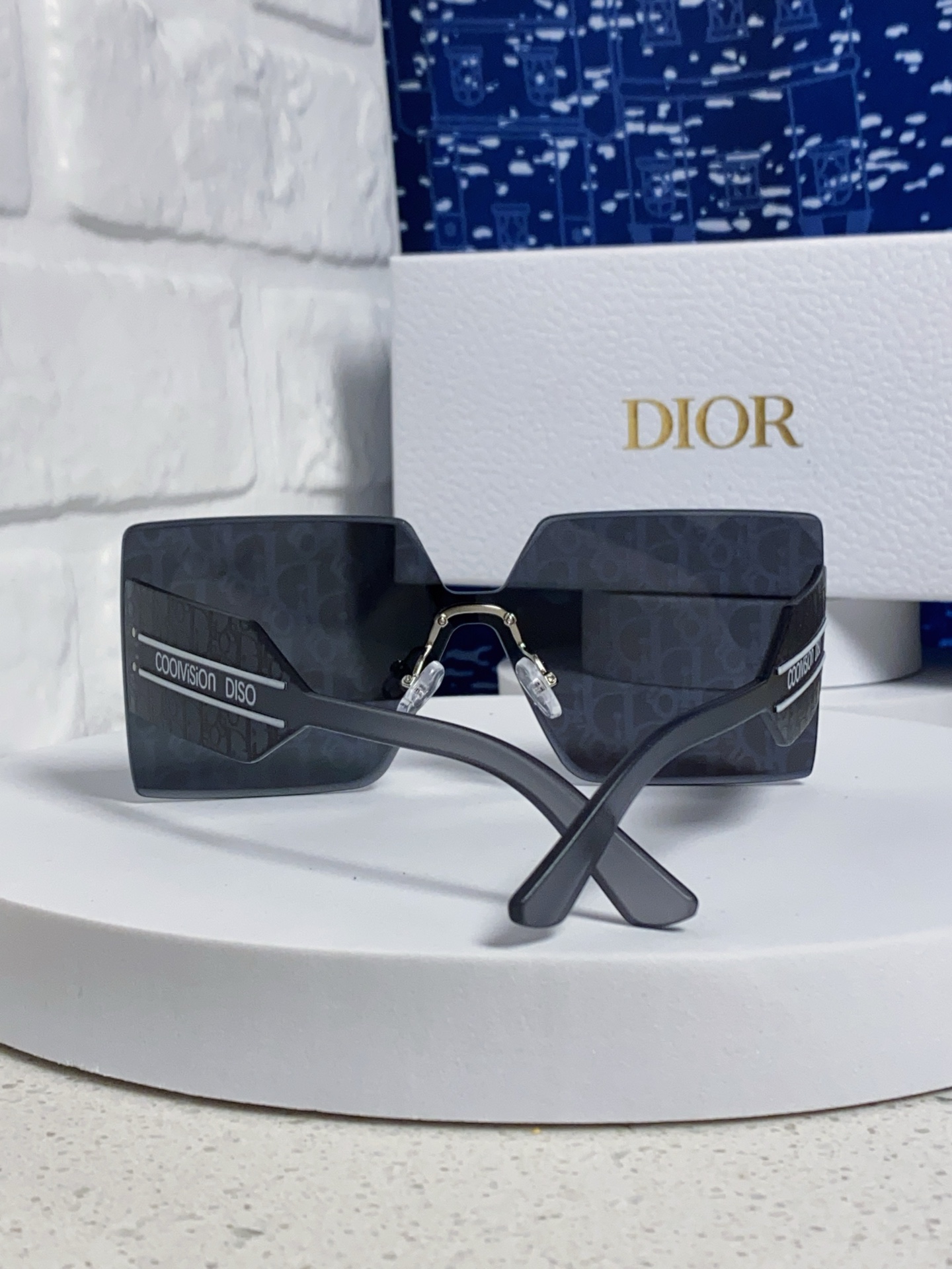 DIOR ディオール サングラス フレームレス シルク ブラック 多色展開 - 画像 7