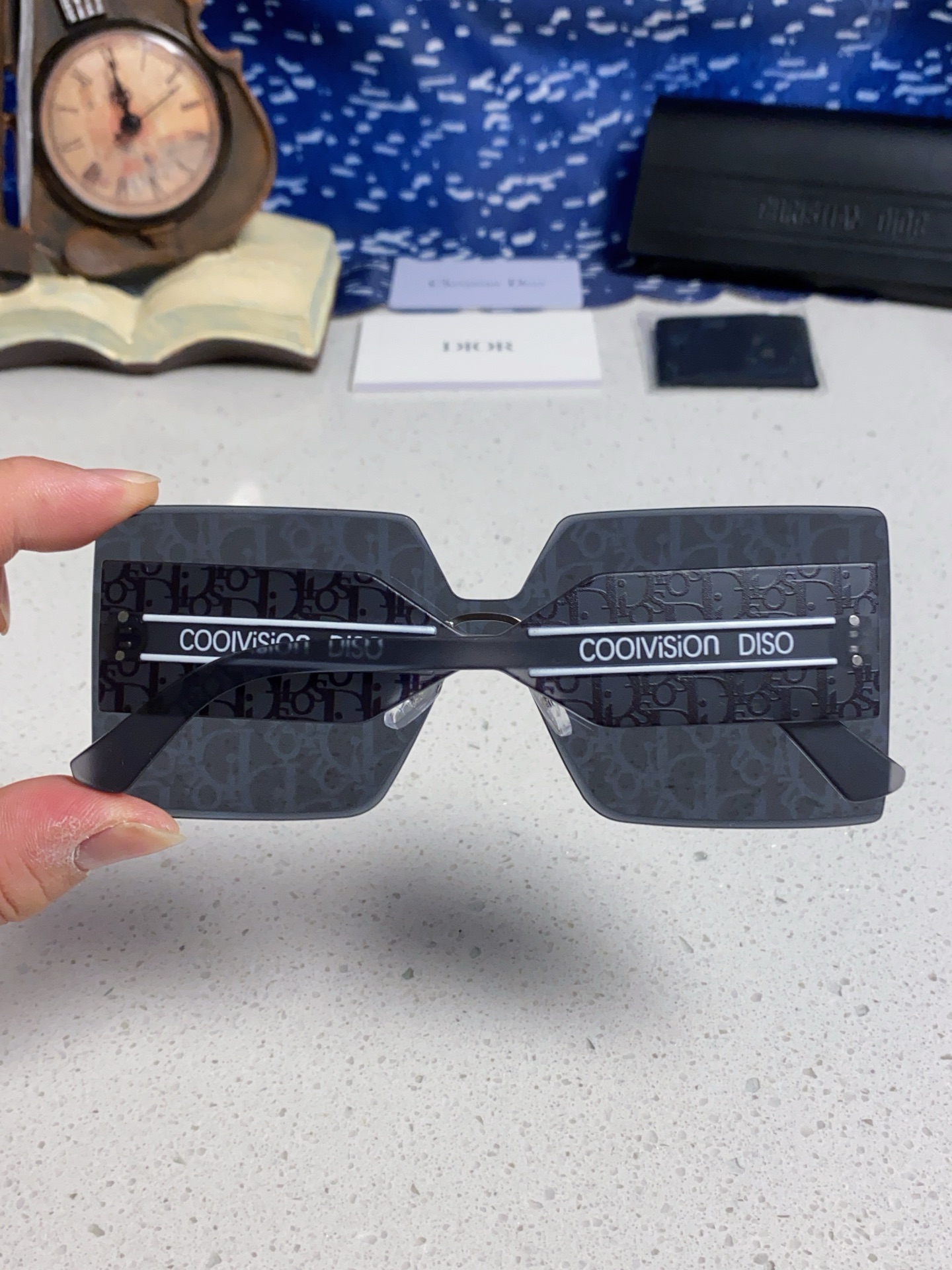 DIOR ディオール サングラス フレームレス シルク ブラック 多色展開 - 画像 9