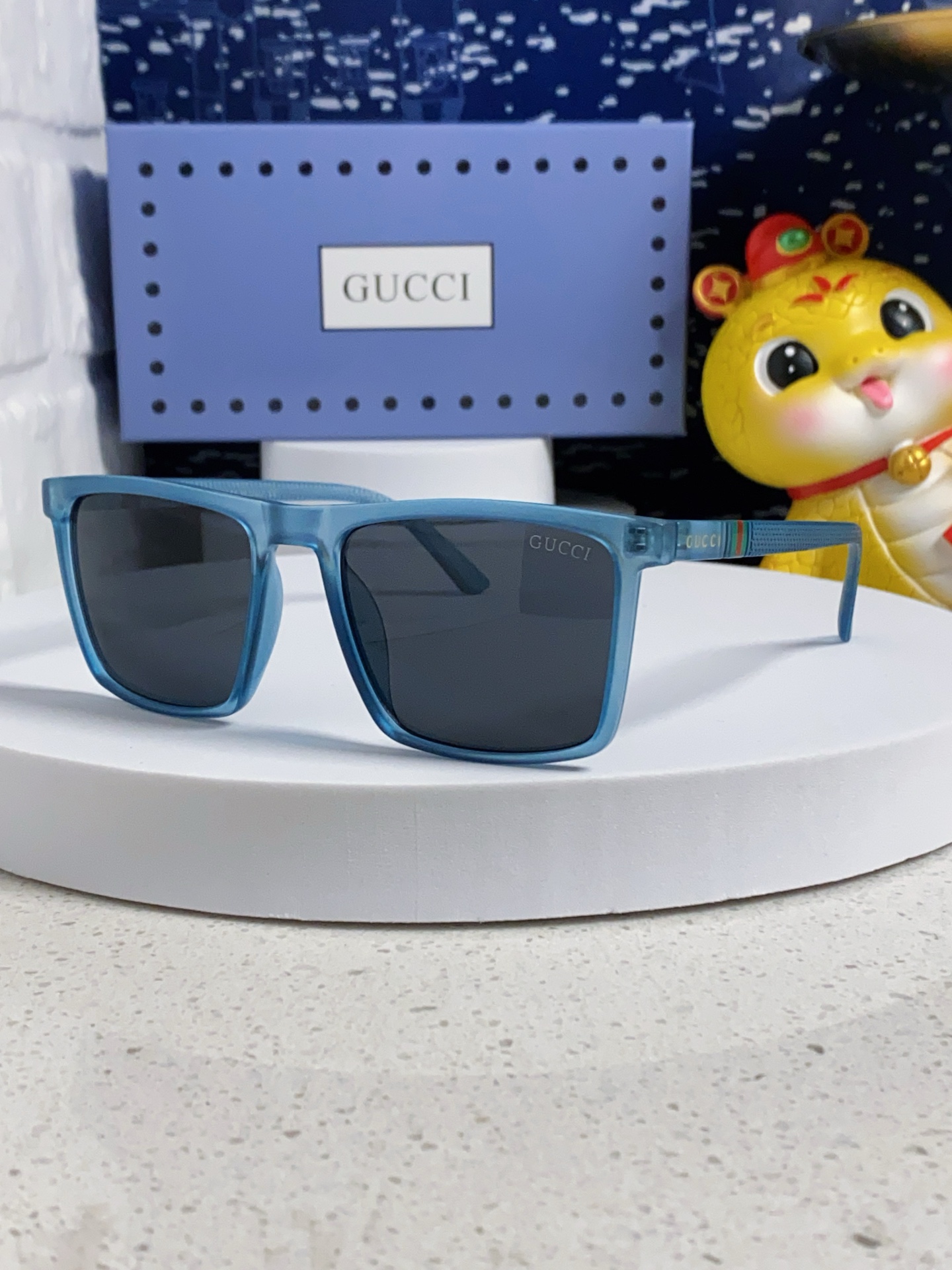 GUCCI グッチ サングラス メンズ レディース 偏光 2025年モデル ブルー