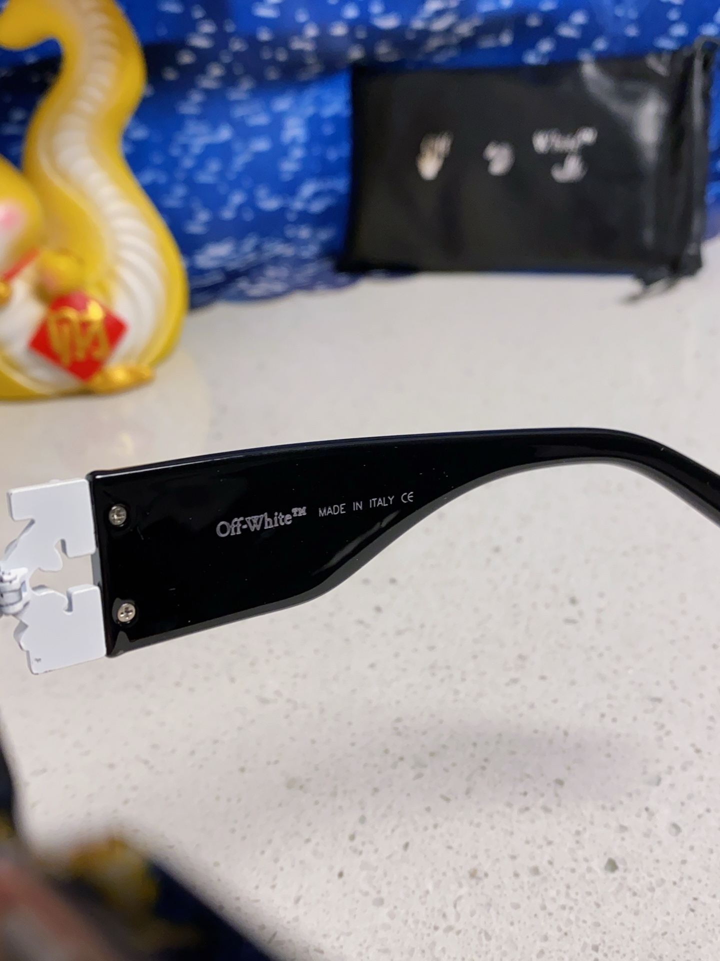 Off-White オフホワイト サングラス フラットサングラス 通勤 メンズ レディース オフホワイト 多色展開 - 画像 9