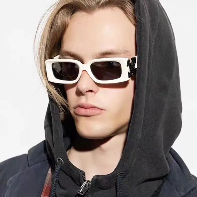 Off White オフホワイト サングラス メンズ レディース ブラック ホワイト レトロ フレーム 多色展開 - 画像 6