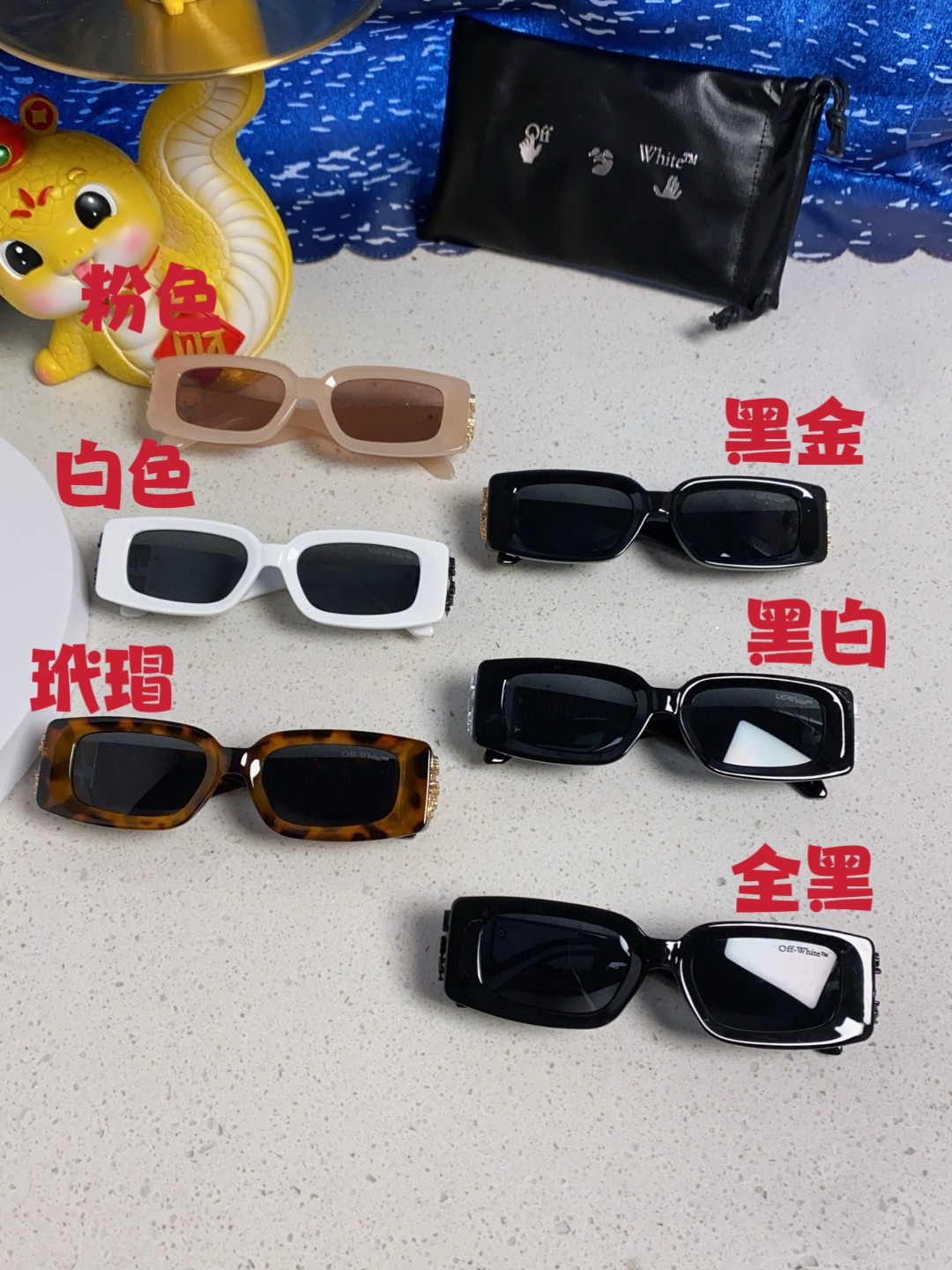 Off White オフホワイト サングラス フレーム オーバル メンズ レディース ホワイト 多色展開 - 画像 3