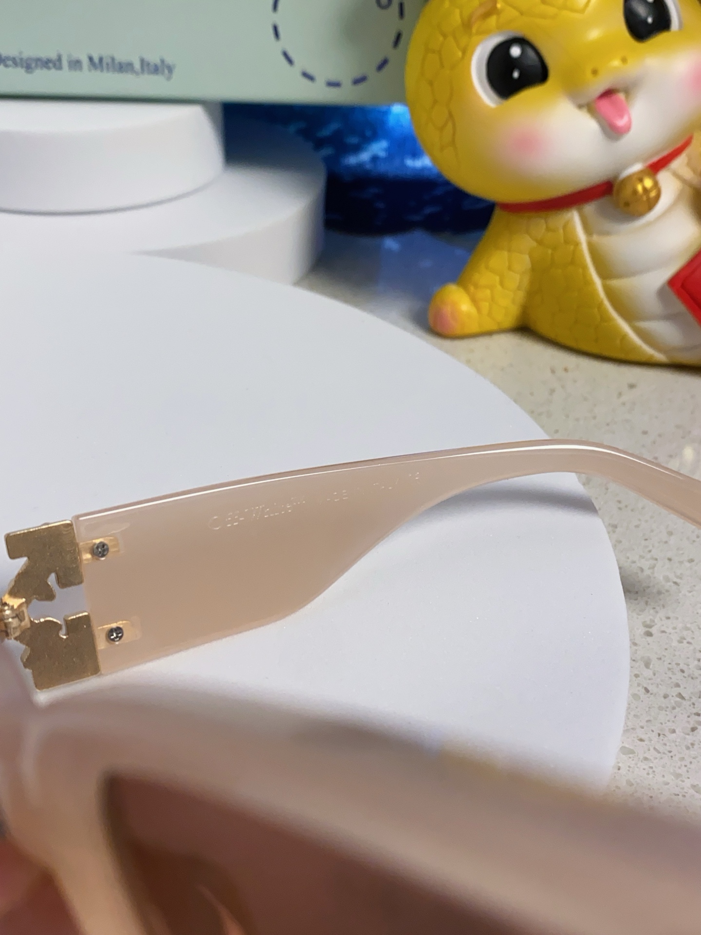 Off White オフホワイト サングラス フレーム オーバル メンズ レディース ホワイト 多色展開 - 画像 9