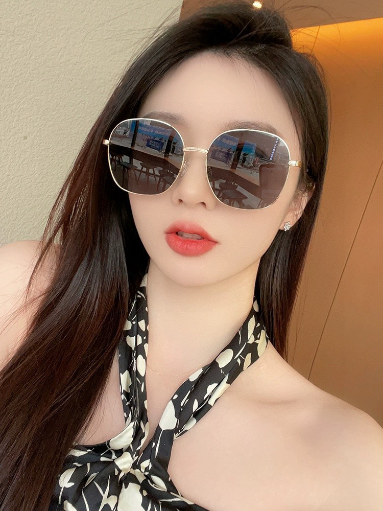 GUCCI グッチ サングラス オーバル メンズ レディース ブラック G35810 - 画像 2