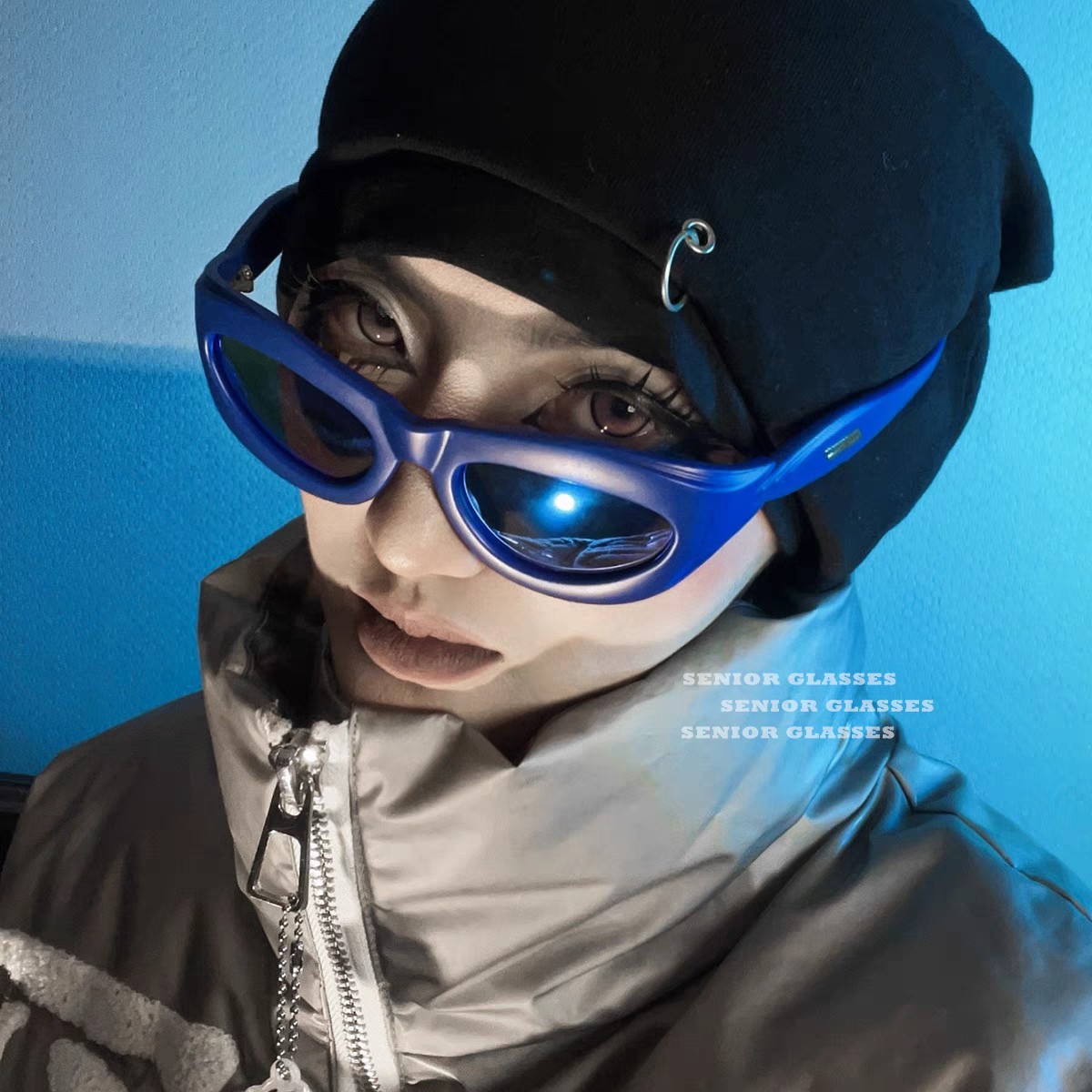 BOTTEGA VENETA ボッテガヴェネタ サングラス 2025年新作 ユニセックス 未来感 レディース メンズ ブルー 多色展開