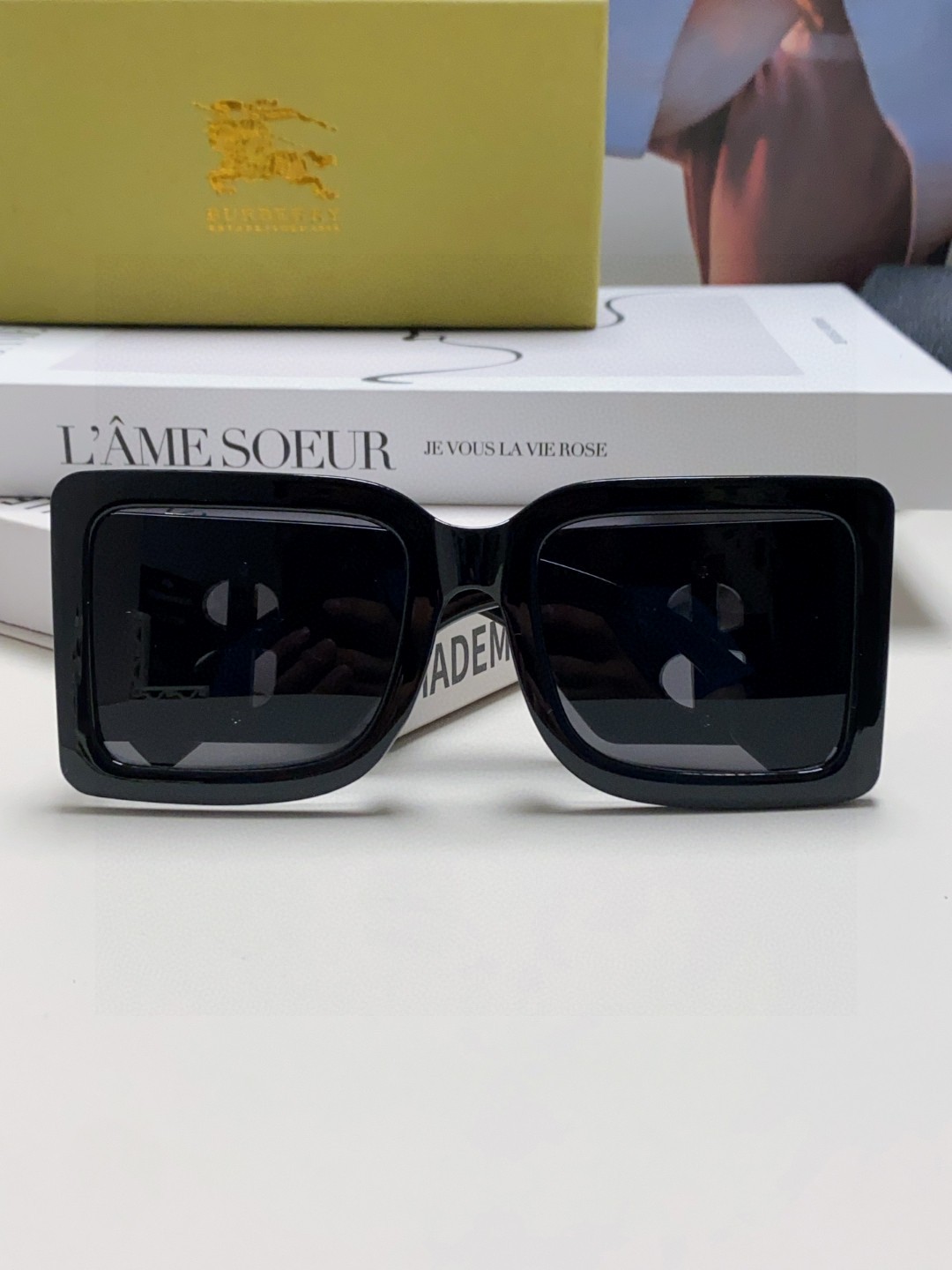 BURBERRY バーバリー メガネ フレーム 大きめ レディース 大きな型 ブランド 24年新作 BE4406U 3色展開 - 画像 2