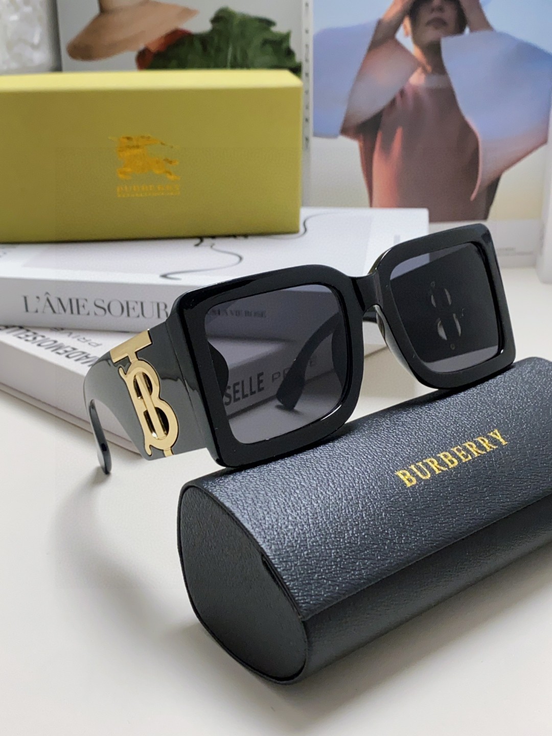 BURBERRY バーバリー メガネ フレーム 大きめ レディース 大きな型 ブランド 24年新作 BE4406U 3色展開 - 画像 3