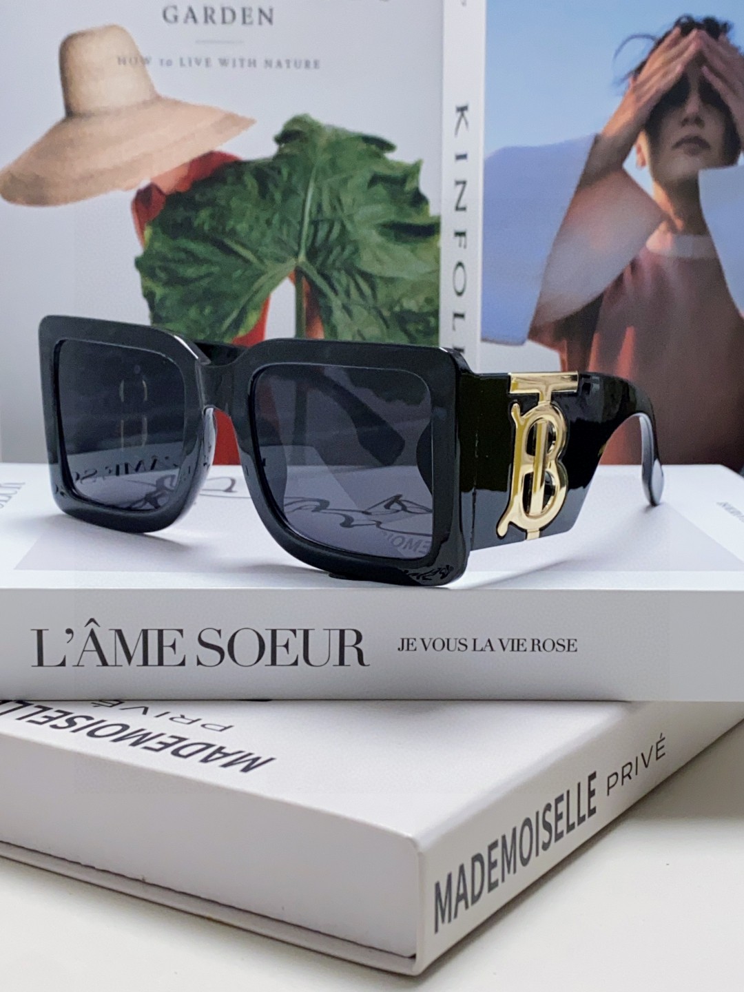 BURBERRY バーバリー メガネ フレーム 大きめ レディース 大きな型 ブランド 24年新作 BE4406U 3色展開 - 画像 8