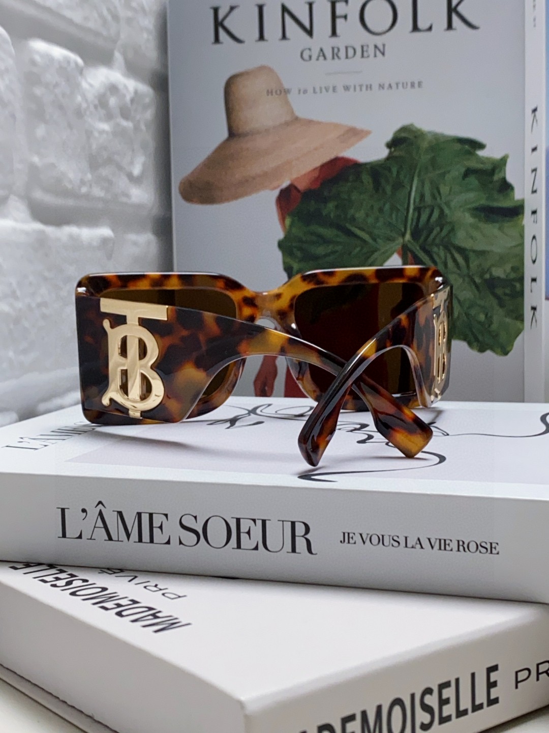 BURBERRY バーバリーメガネ ビッグフレーム ミラー レディース 31416 多色展開 - 画像 6