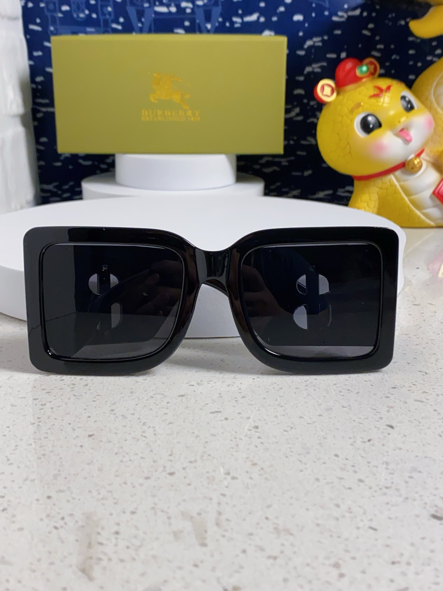 BURBERRY バーバリー サングラス 大サイズ メンズ レディース 25年新作 BE4406U ブラック 多色展開 - 画像 2