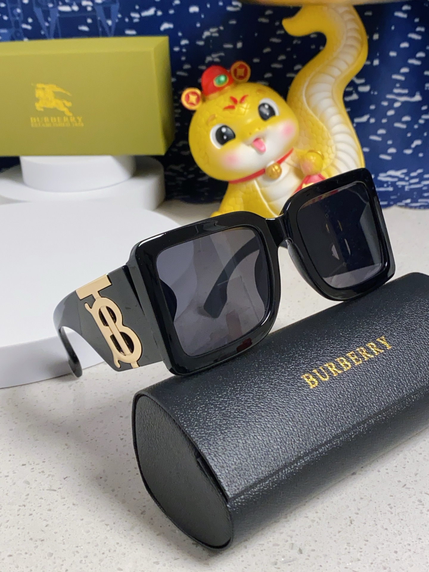 BURBERRY バーバリー サングラス 大サイズ メンズ レディース 25年新作 BE4406U ブラック 多色展開 - 画像 3