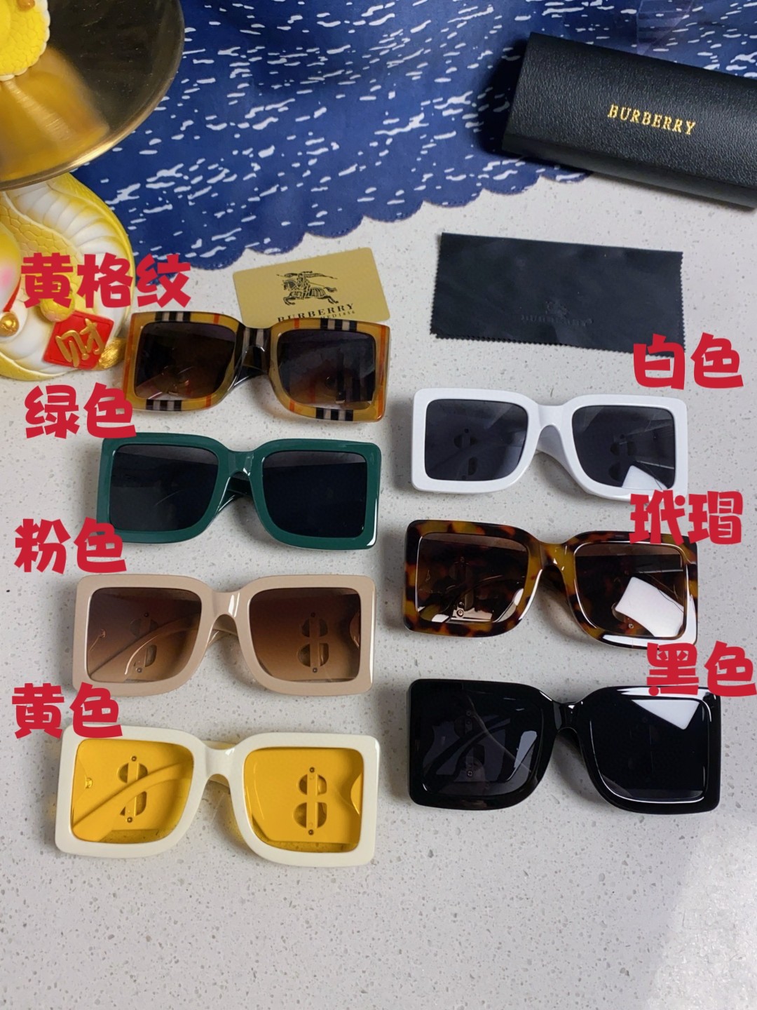 BURBERRY バーバリー サングラス 大サイズ メンズ レディース 25年新作 BE4406U ブラック 多色展開 - 画像 5